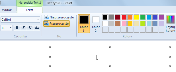 3. Wstawianie tekstu - umożliwia umieszczanie tekstu na obrazie. Jeśli chcesz użyć tego narzędzia, to wykonaj następujące czynności: a.