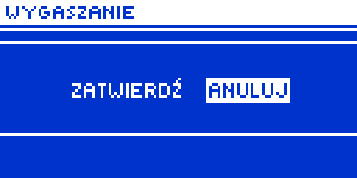UWAGA Aby widoki z parametrami zaworów były aktywne, zawory te muszą być wcześniej odpowiednio zainstalowane i skonfigurowane przez instalatora.