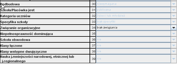 program podświetlając odpowiednie klawisze podpowiada dostępne w danym momencie działanie, po prawidłowym wypełnieniu wszystkich wymaganych pól program wyświetli drugie okno Identyfikacja