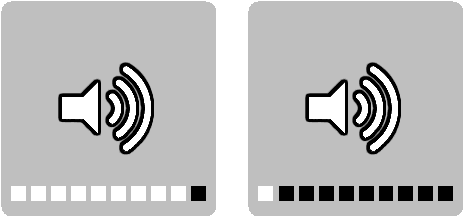 4 Stan baterii Pokazuje aktualny stan naładowania baterii. Po prawej ikonka widoczna w trakcie ładowania urządzenia.