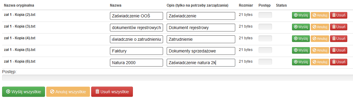 Instrukcja zmiany załączników we wniosku o dofinansowanie zwróconymdo poprawy. 1.