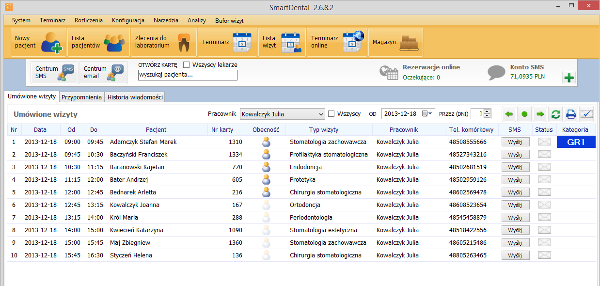 smartdental PRZYJAZNE, NOWOCZESNE I