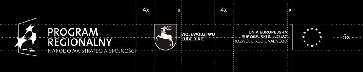 6 Wariant achromatyczny czarny: Pozytyw: Negatyw: Wariant achromatyczny niebieski: Stosowanie zestawienia znaków w odcieniach szarości lub w achromatycznych (czarny, niebieski) jest dopuszczalne