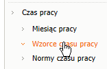 Planowanie czasu pracy w portalu 5 2. Aby na ekranie był widoczny jeden miesiąc, wskaż zakładkę Miesiąc. 3. Jeżeli chcesz powiększyć obszar kalendarza na cały ekran, kliknij znak w prawym górnym rogu.