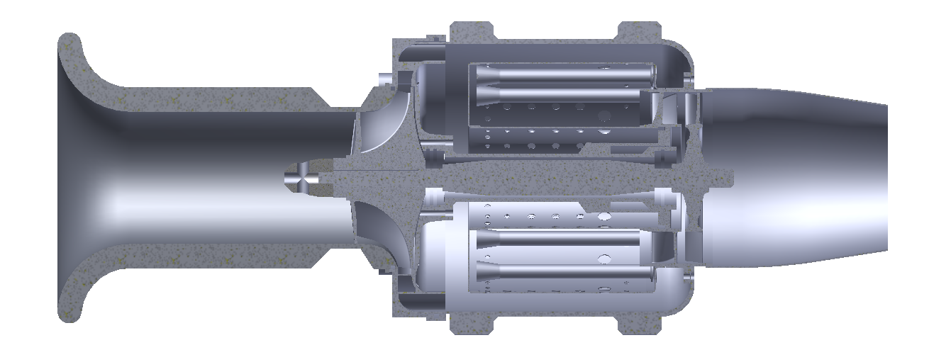 MECHANIK 7/2015 Rys. 1. Stanowisko badawcze silnika turbinowego GTM-140 Parametry silnika zostały przedstawione w Tabeli 1. TAB.