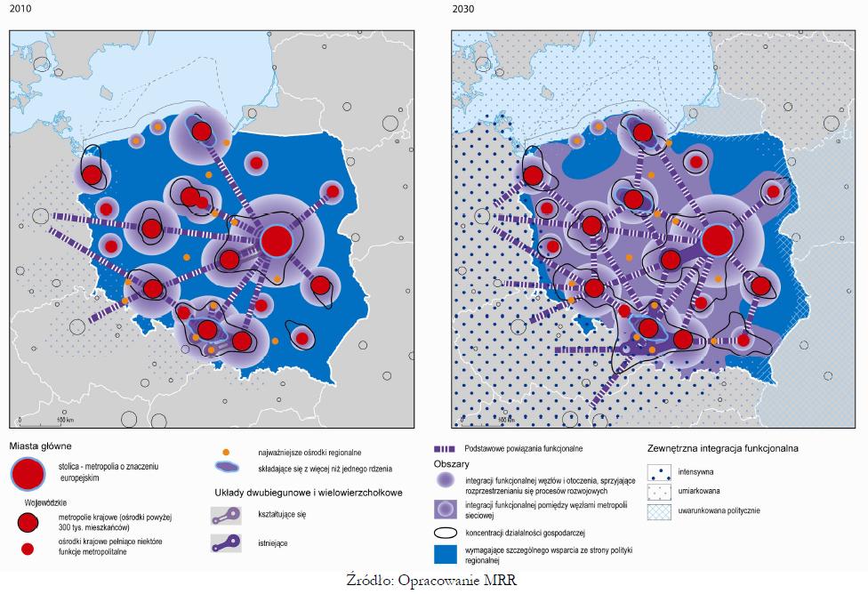 równoważenia rozwoju i przestrzennego zagospodarowania kraju, w: Polska 2000 plus,