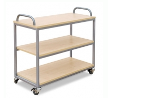 4. Wózek biblioteczny 800x350x720 Akacja D 7780 PR, wg.