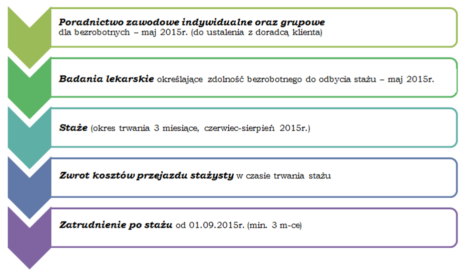 9. Programy rynku pracy finansowane z Funduszu Pracy W okresie od stycznia do grudnia 2015 roku Powiatowy Urząd Pracy w Śremie w ramach środków Funduszu Pracy, realizował następujące programy na