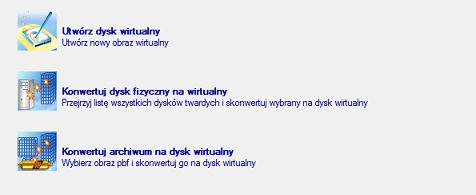 Określ dostawcę oprogramowania do wirtualizacji i liczbę dodatkowych parametrów, włączając w to: Typ dysku wirtualnego.
