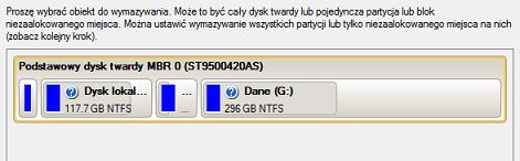 146 5. Rozpocznij operację klikając przycisk Tak.
