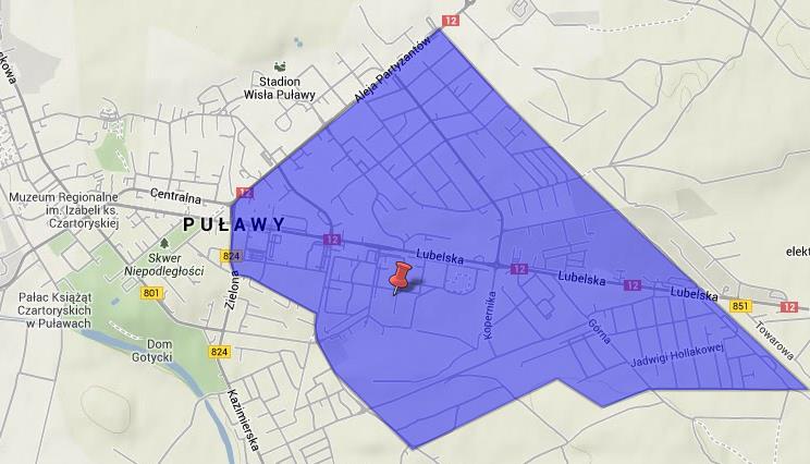 komunalnej Miejskiego Obszaru Funkcjonalnego Miasta Puławy wraz z oceną możliwości integracji gospodarki komunalnej Puławska sieć ciepłownicza podzielona jest na 3 rejony: 1) Rejon