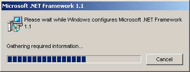 5. Instalacja Microsoft.NET Framework 1.1 ServicePack1. Z katalogu Patches\DOTNET Framework 1.