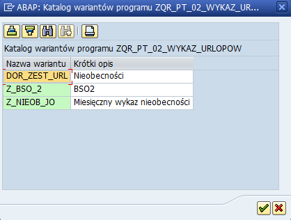 Odczyt wariantu raportu Uruchamiając raport możemy odczytać ustawiony i zapisany wcześniej wariant. tym celu należy: 39.