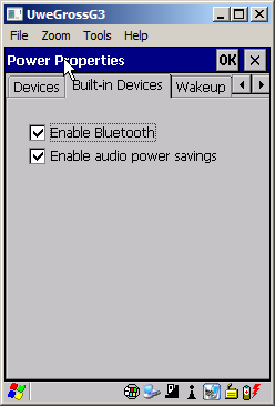 2 Konfiguracja połączenia Bluetooth z Psion Workabout Pro 3 (WIN CE 5.