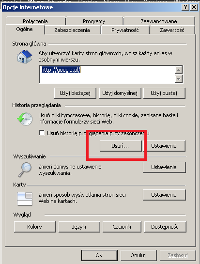 4. Pobrać ze strony http://www.oracle.com/technetwork/java/archive-139210.html instalkę Javy (UWAGA! W celu pobrania wersji Java należy założyć konto użytkownika) 5. Pobrać ze strony http://sgbbank.