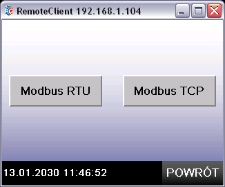 - Ustawienia / Komunikacja SZR-MAX-SX moŝna podłączyć do systemu centralnego zarządzania budynkiem (BMS) uŝywając sieci Modbus RTU, lub Modbus TCP. Rys. 3.9.