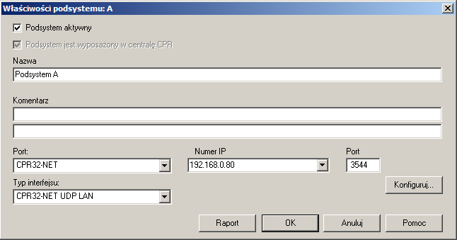 5.2 Konfiguracja podsystemu w programie PR Master Integracja z centralami alarmowymi serii INTEGRA wymaga instalacji centrali CPR32-NET. Po podłączeniu zgodnie ze schematem przedstawionym na rys.
