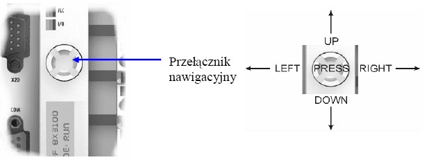 Aby uzyskać dostęp do menu głównego należy, na około 3 sekundy, wcisnąć przycisk PRESS.