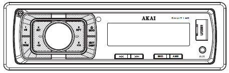 CAU-7160 INSTRUKCJA OBSŁUGI RADIA