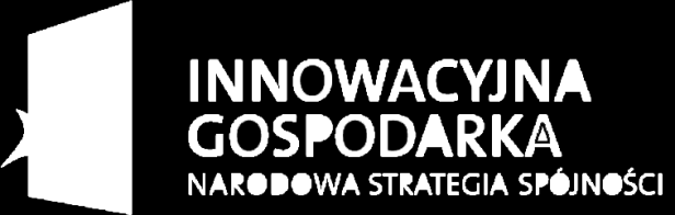 8. Oś Priorytetowa: Społeczeństwo informacyjne zwiększanie innowacyjności gospodarki Działanie 8.