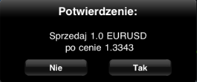 Teraz w szybki sposób możesz określić wolumen transakcyjny i od razu złożyć zlecenie.