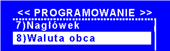 Zatwierdzenie wprowadzonego nagłówka Zatwierdzenie wprowadzonych danych Do trybu programowania nagłówka można przejść za pomocą odnośników numerycznych.