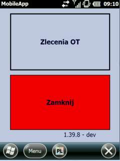 W przypadku skanowania identyfikatorów aplikacja sprawdza format kodu kreskowego i w przypadku poprawnego automatycznie próbuje się logować do systemu.