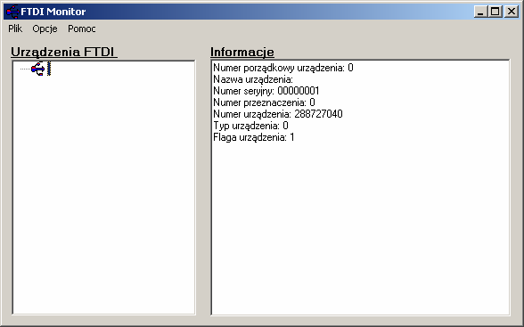 MoŜemy teraz zobaczyć, co jest zapisane w EEPROMie (menu opcje czytaj eeprom): Następnie z menu Opcje wybieramy Kasuj EEPROM.