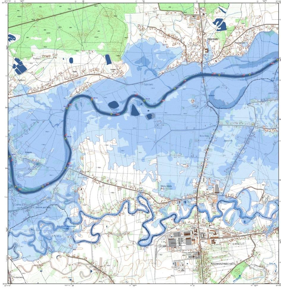 Mapy zagrożenia powodziowego - zawartość