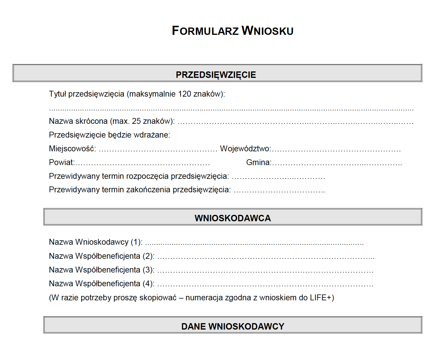 Wniosek