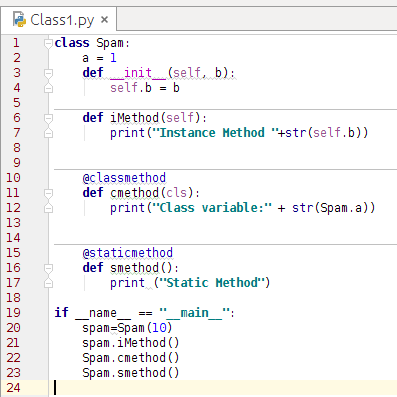 Krótkie spojrzenie na Klasy @staticmethod function is nothing more than a function defined inside a class.