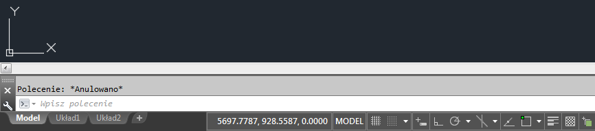 UWAGI WSTĘPNE DO KURSU NA POZIOMIE PODSTAWOWYM Wstępne ustawienia programu AutoCAD wymagane na początku kursu: 1. Domyślny obszar roboczy o nazwie Rysowanie i opis.