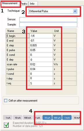 e) Następnie należy podłączyć urządzenie. W tym celu należy przejść do menu Connection (Rys.1.), wcisnąć przycisk:, a następnie przycisk:. Rys.1. f) Następnie należy ustawić parametry prowadzenia pomiarów.
