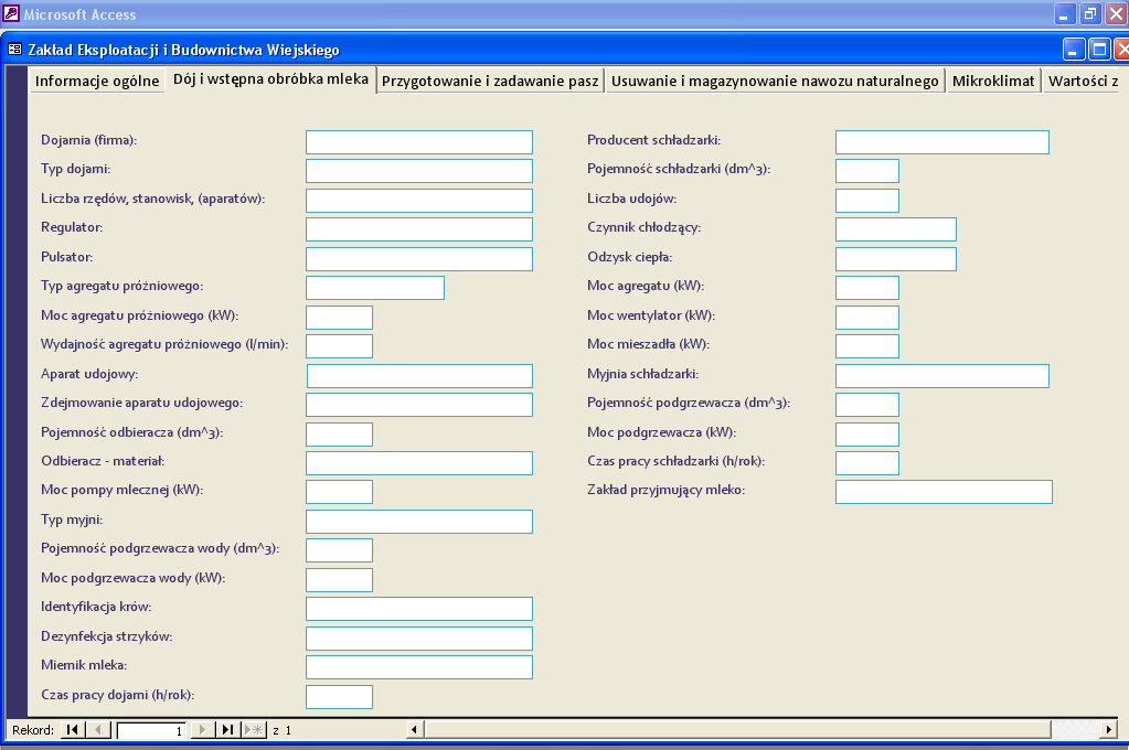 Program - baza