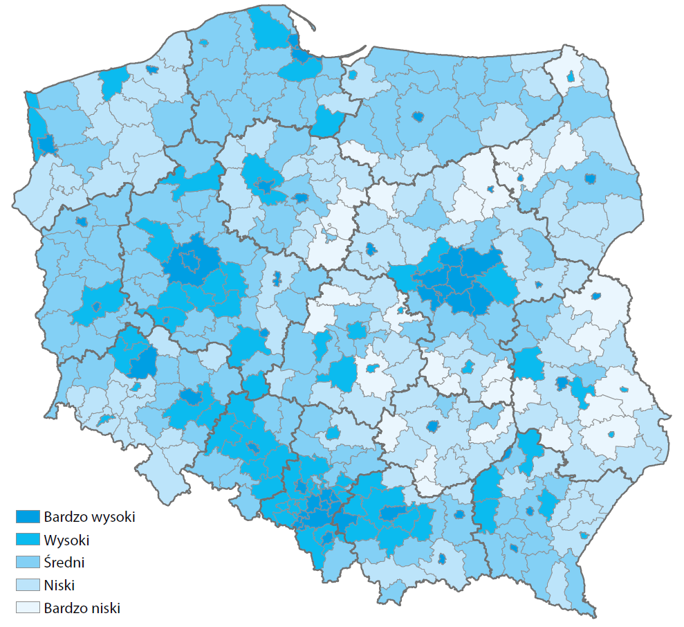 Strategia Ziemi Szczycieńskiej d rku 2020 Próbą syntetycznej ceny jakści życia jest pracwany przez UNDP 5 Lkalny Wskaźnik Rzwju Spłeczneg (LHDI).