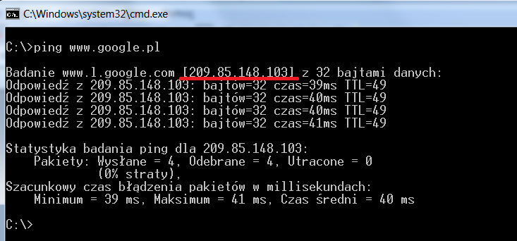 rem znajdującym się wyżej w hierarchii. System DNS tworzy więc globalną bazę danych, zawierającą powiązania pomiędzy adresami domenowymi oraz adresami IP.