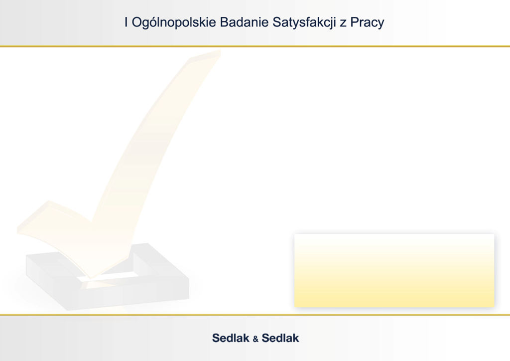 pracownik szeregowy specjalista starszy specjalista kierownik małego zespołu kierownik dużego zespołu dyrektor/zarząd Satysfakcja z pracy w zależności od szczebla zarządzania 60% 50% 40% 30% 20% 10%