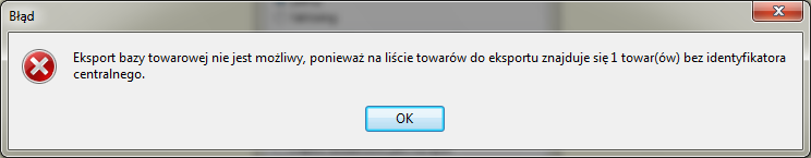 słowniki powiązane z towarami (typy towarów, jednostki miary). Trzeba pamiętać że część eksportowanych i importowanych informacji zależy od ustawień w konfiguracji w grupie wymiana danych.