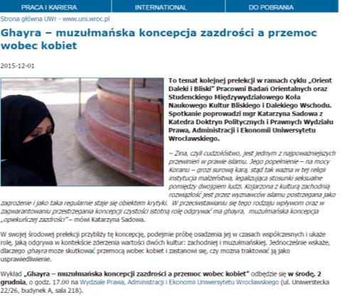 Newsy na temat spotkań ukazywały się nie tylko na stronie głównej