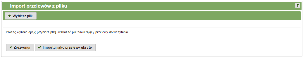 Po przygotowaniu listy przelewów, które mają zostać podpisane należy kliknąć przycisk. Rys. 3.31: Lista przelewów oczekujących do przekazania.