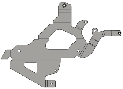 3.5.4 "Rozerwij" (Standard, Professional, Premium) Umożliwia ona zamianę modelu bryłowego (skorupy) na arkusz blachy, poprzez dodanie przerwy