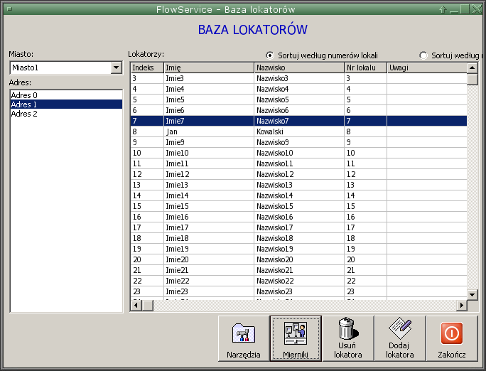 FlowSoft02 Przeznaczenie programu FlowSoft02 jest programem przeznaczonym do obsługi systemu zdalnych odczytów w systemach opartych o magistralę MBUS. Program jest przygotowany dla systemu Windows.