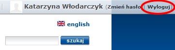 ABSOLUTNE POCZĄTKI LOGOWANIE JAK SIĘ ZALOGOWAĆ? W prawym górnym rogu portalu znajduje się link prowadzący do punktu logowania. W wyświetlonym formularzu logowania wpisujemy odpowiednie dane.