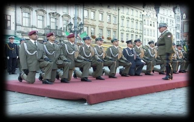 SŁUŻBA KANDYDACKA Służba kandydacka jest to służba wojskowa kandydata na żołnierza zawodowego.