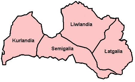 Rys. 3 Regiony historyczne Łotwy Źródło; http://www.wikipedia.pl 1.4 Demografia Łotysze są pochodzenia indoeuropejskiego, a ich przodkami byli hodowcy bydła zamieszkujący obecne tereny Łotwy w II w.