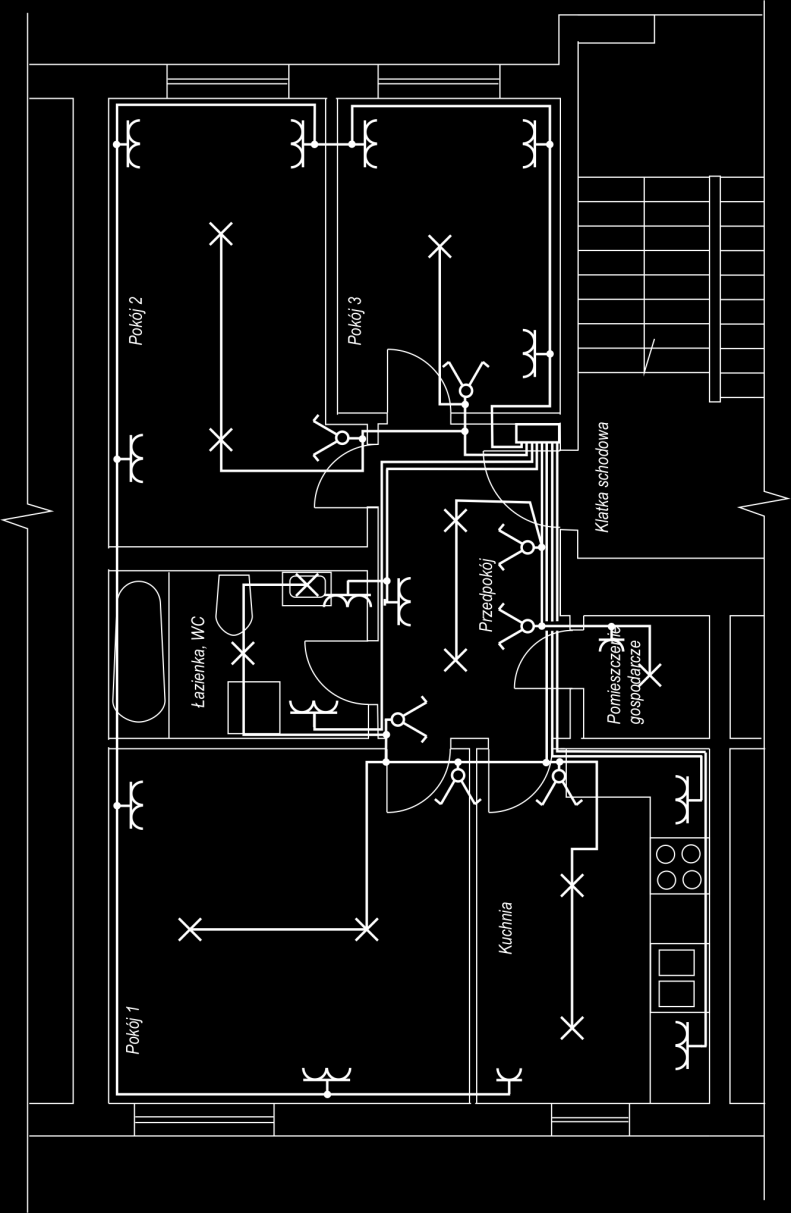 Na rysunku 5.31. umieszczono połączenia elektryczne poszczególnych elementów instalacji.