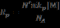 Polimeryzacja emulsyjna Szybkośd polimeryzacji Szybkośd polimeryzacji jest równa: Stężenie rodników można wyrazid jako: gdzie N jest sumaryczną liczbą