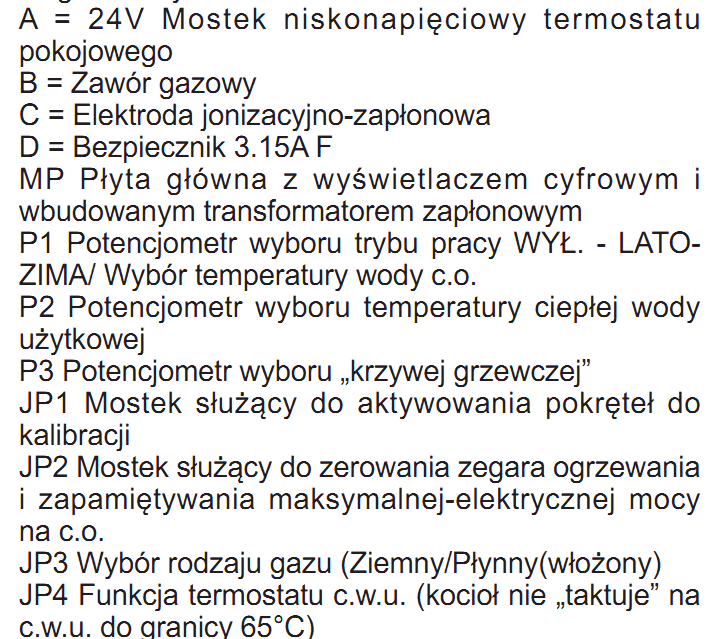 MYNUTE S kocioł tradycyjny SCHEMAT ELEKTRYCZNY (Kocioł 1funkcyjny) R.S.I.