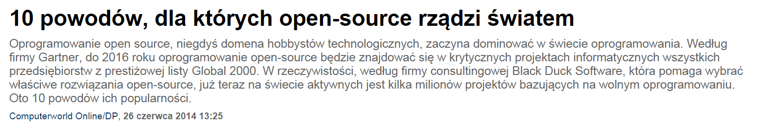 10 POWODÓW - JAKOŚĆ Czerwiec