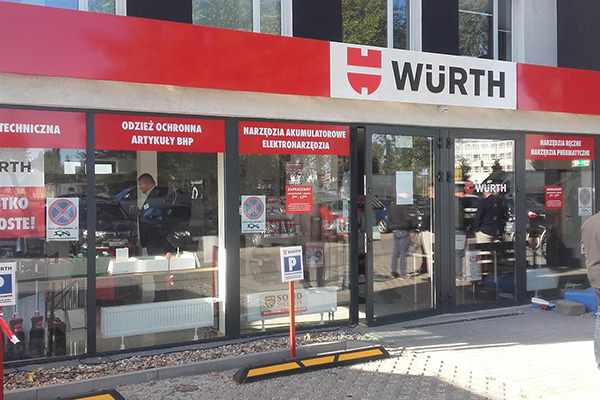 OTWARCIE NOWEGO SKLEPU WÜRTH 25 LECIE FIRMY WÜRTH SPRZYJA ROZWOJOWI 25-lecie istnienia firmy na polskim rynku, a także 70.